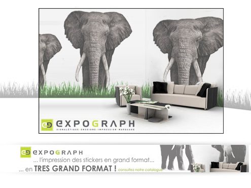 Expograph Stickers Elephants